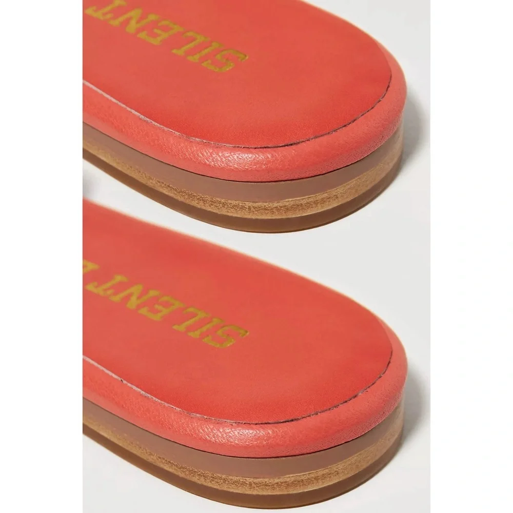 Anthropologie Silent D Ayda Coral Slide Sandals NWT Size 9,  10 - Picture 4 of 10